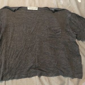 Dark Grey Short Sleeve Shirt